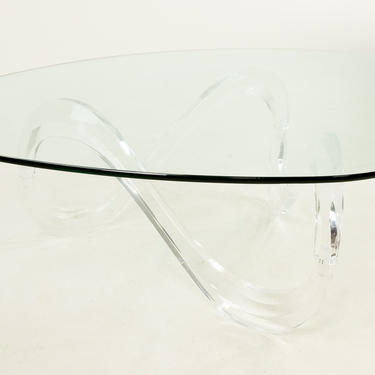 Knut Hesterberg Lucite Noguchi Style Coffee Table