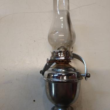 Vintage Wall Mounted Oil Lamp, Perko brand