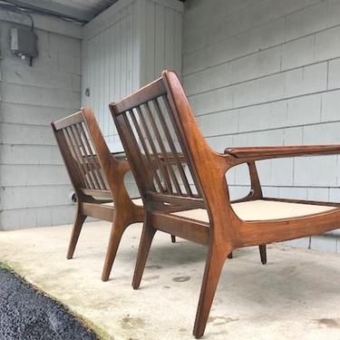 Pair of Midcentury Danish Modern Lounge Chairs