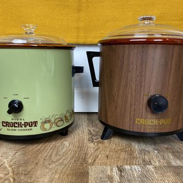 Vintage 1970s Rival Crock-Pot Electric Cooker 