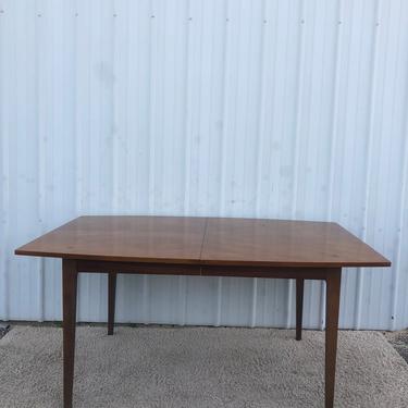 Mid Century Walnut Dining Table with Rosewoo Inlay