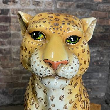 FREE SHIPPING Vintage cast composite cheetah 