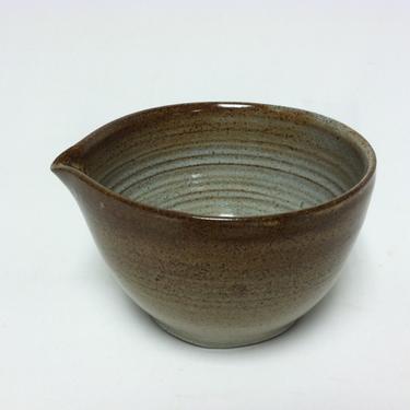 handmade batter bowl, mixing bowl, blue, stoneware, cottage chic, shabby chic, rustic, coastal, minimalist, modern 
