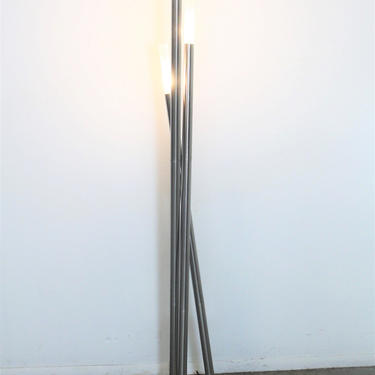Mid-Century Modern Style Chrome Floor Lamp 