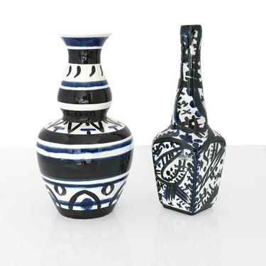 2 Ewald Hald ceramic vases for Rorstrand 1920’s, Sweden