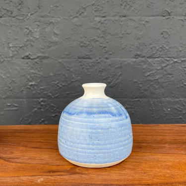 Small Periwinkle Blue Bud Vase