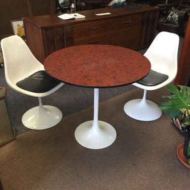 Small Mid Century tulip dining set by AgentUpcycle