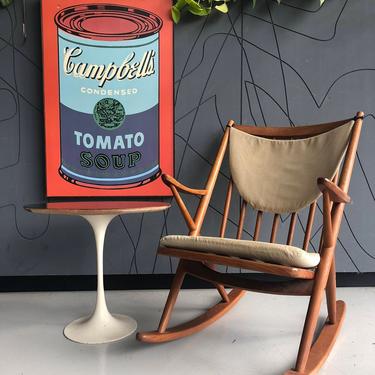 MCM/Mid Century Modern Andy Warhol Campbell's soup print. 