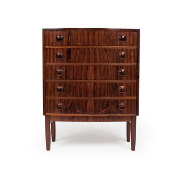 Vintage Rosewood Chest of Drawers by Kai Kristiansen 1960s 