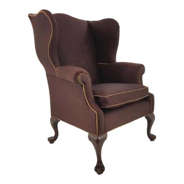 Traditional Antique Irish Wingback Chair