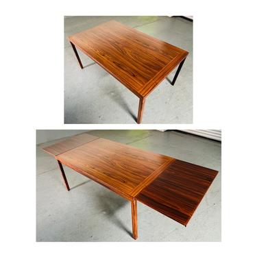 (AVAILABLE) Vintage Mid Century Danish Modern Rosewood Expanding Dining Table