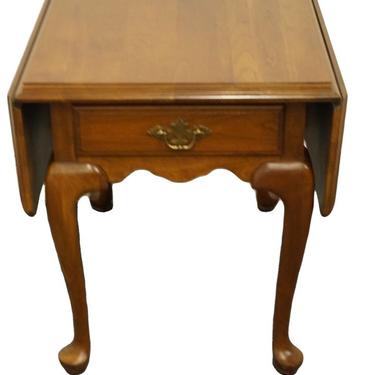 Ethan Allen Georgian Court Solid Cherry Drop Leaf Accent End Table 11-8044 - Sheffield Finish 