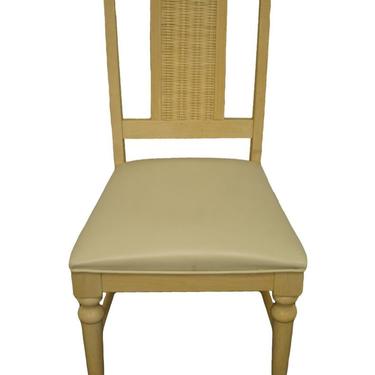 STANLEY FURNITURE Chalais Collection Knotty Pine and Wicker Desk / Accent Chair 