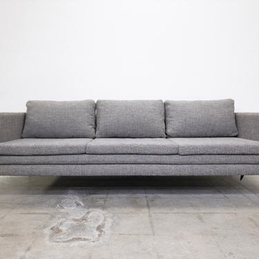 Sputome Sleek Modern Sofa w/Anodized Chrome Legs