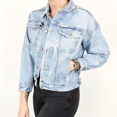 Guess Jeans Cropped Denim Jacket 