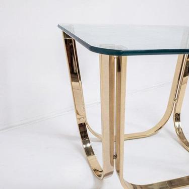 Brass Sprunger Side Table 