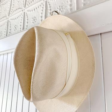 Vintage Dorfman Pacific Panama Fedora Hat.