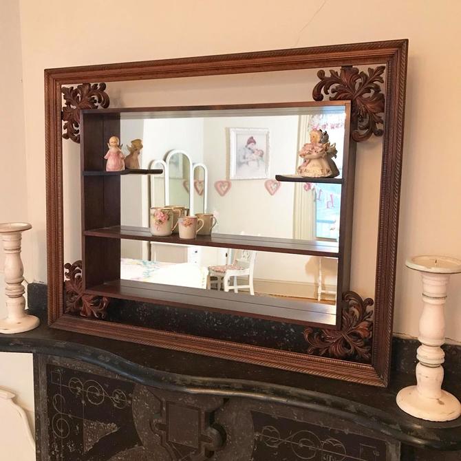 Vintage Mirror Shadow Box From Forever, Mirror Shadow Box For Wall