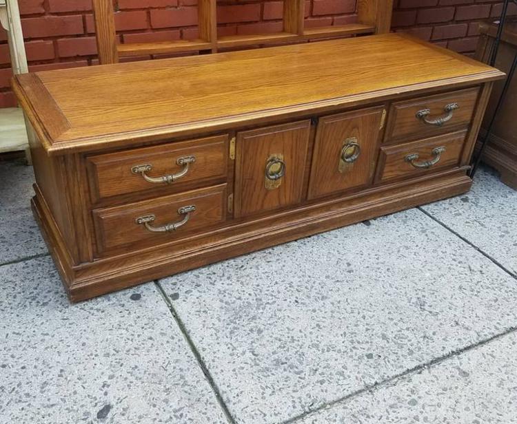 SOLD. Lane Cedar Chest with Key. Long n Low. $140.