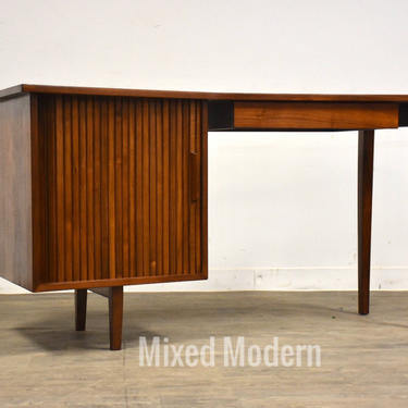 Walnut Mid Century Desk by Furnette Furniture 