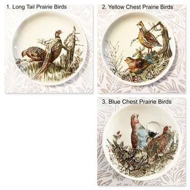 Antique Johnson Brothers Made in England Game Bird Small Berry Plate, Vintage Prairie Bird Johnson Brothers Jewelry Trinkets by LeChalet