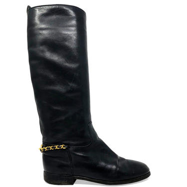 Chanel Vintage Riding Boots