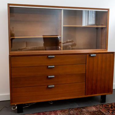George Nelson for Herman Miller Sideboard with Hutch Top