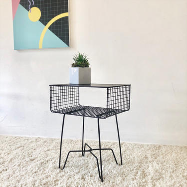 Mod End Table with Hairpin Legs 