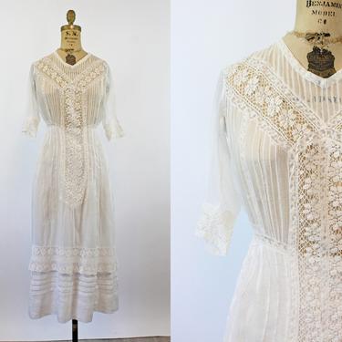1900s antique edwardian LINGERIE dress xsmall | new summer 