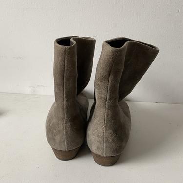Marsell Flat Grey Boots, size 39