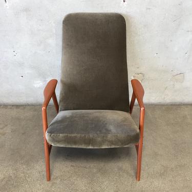 Mid Century Adjustable Lounge Chair by Alf Svensson