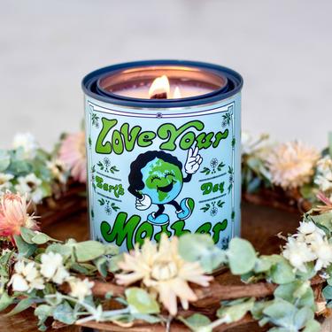 Love Your Mother Earth Day Candle