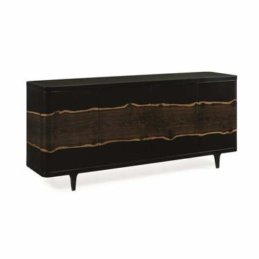 Caracole Signature Modern Lacquered Wood Naturalist Buffet