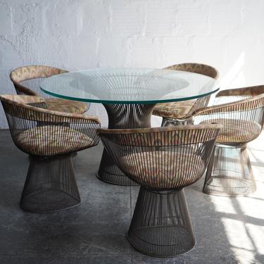 Platner Dining Table and Chair Set