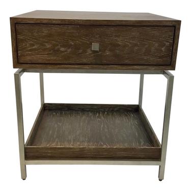 Studio a Oak and Silver Alexander Side Table
