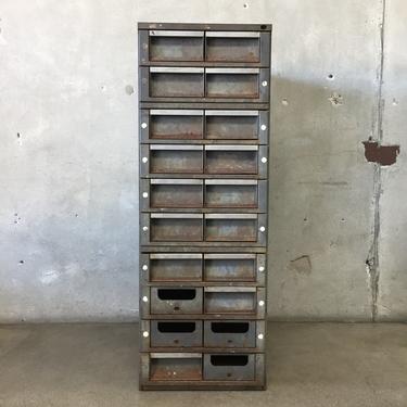 Vintage Wright Line Metal Industrial Cabinet