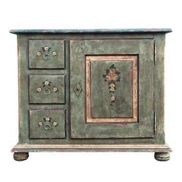Hand Painted Small Buffet by Domain - Made in Italy 