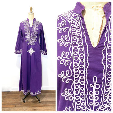 70s purple kaftan 