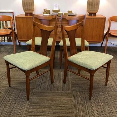 Set Of 4 Restored Dining Chairs 