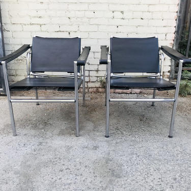 MID CENTURY MODERN Pair of Reproduction Marcel Breuer Sling Chairs #LosAngeles 
