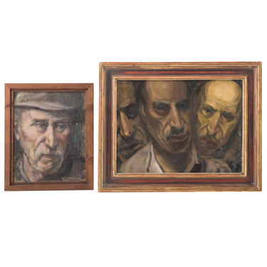 Vincent Canade. Two Self Portraits