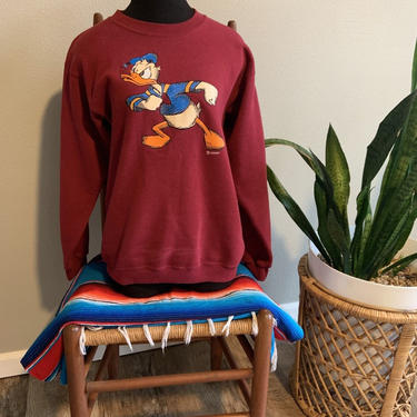 Vintage 70/80s DISNEY Donald Duck Crew Neck Sweatshirt 