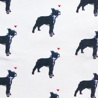 Ms. Boston Terrier - Fabric by the Yard