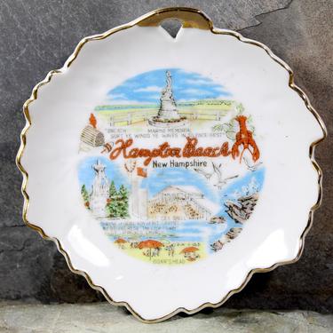 Vintage New Hampshire Souvenir Trinket Dish - Full-Color New Hampshire Souvenir Plate - New Hampshire Souvenir | FREE SHIPPING 