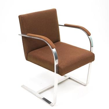 Chrome Cantilever Arm Chair