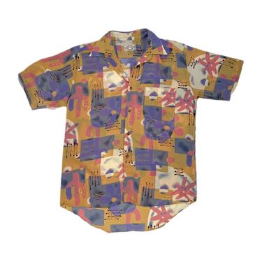 (L) Abbre Viate Abstract Casual Shirt 040221