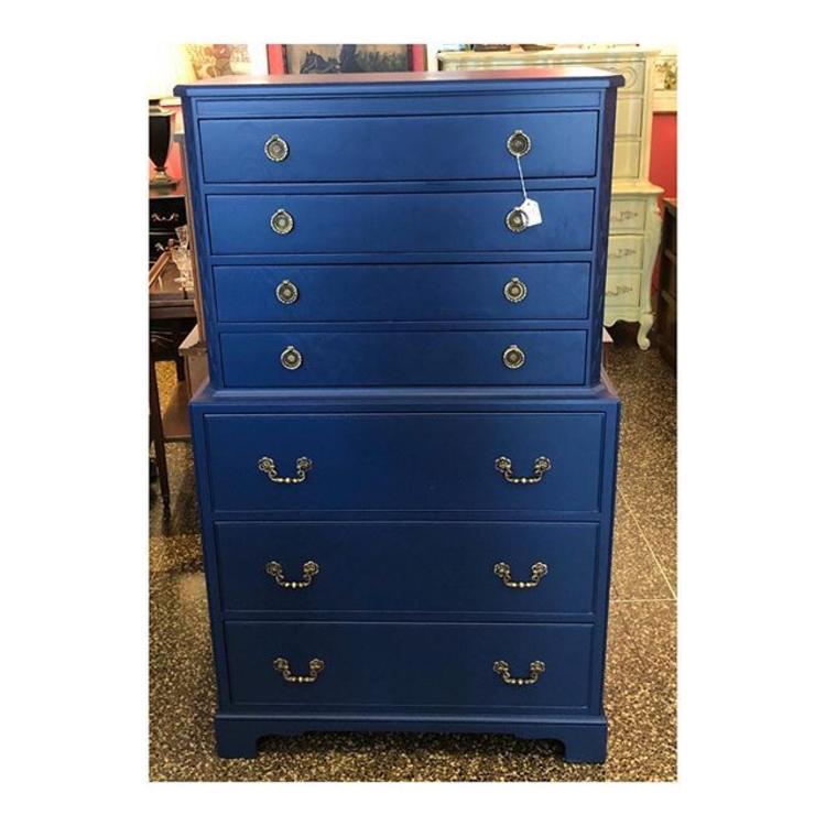 Navy Chest of Drawers // 