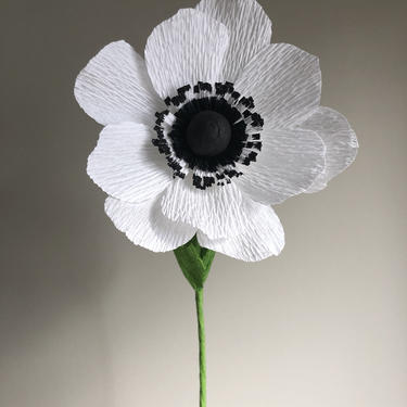 Crepe Paper Anemone - Paper Flowers for Home Decor or Weddings 