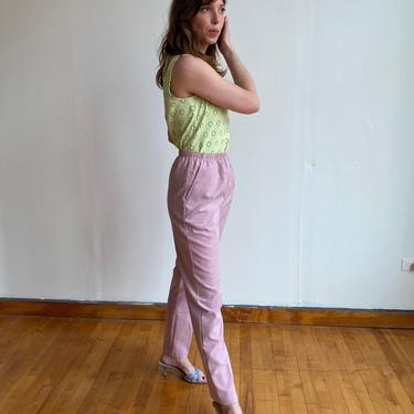 Pastel Purple Tapered Trousers 