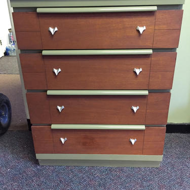 Painted Mid Century dresser by AgentUpcycle